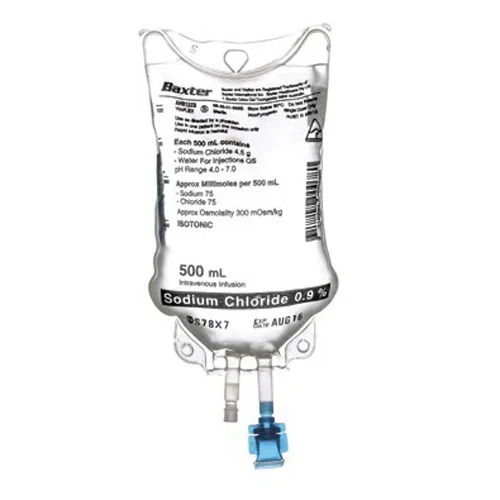 Sodium Chloride 0.9% 500ml Bag Baxter