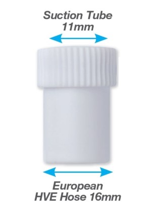 Suction Tube Adaptor 16mm to 11mm, PPI