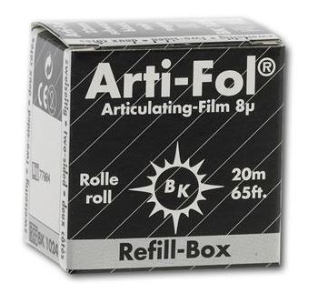  ARTIFOL BLACK 2 SIDED 8UM 22MM REFILL/20M