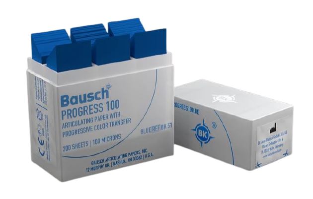  ARTICULATING PAPER STRIPS BLUE 100UM/300
