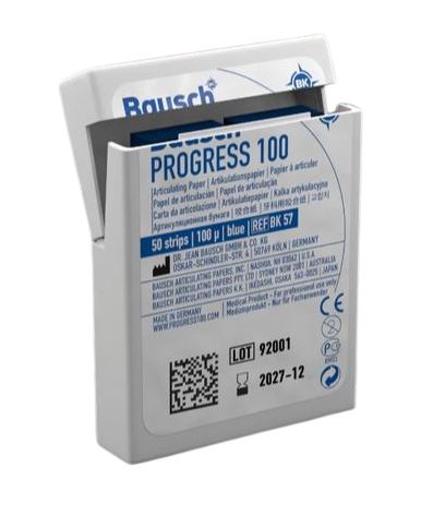  ARTICULATING PAPER STRIPS BLUE 100UM /50