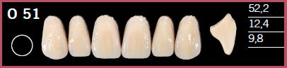 O51-A2 DELARA TEETH UPPER ANTERIOR