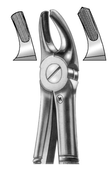 EXTRACTION FORCEPS CHILD UPPER MOLAR 39L