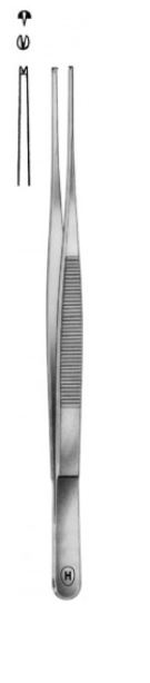 TISSUE FORCEPS DELICATE STRAIGHT 145MM