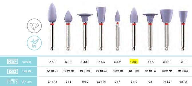 NOBILIS DIAMOND POLISHER LARGE POINT /12
