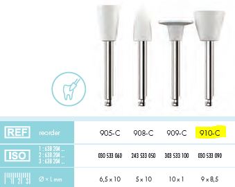 CGI PREPOLISHER WIDE CUP WHITE /12