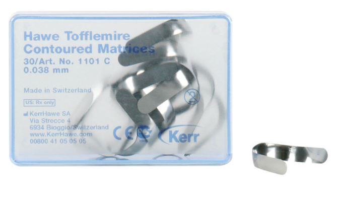 TOFFLEMIRE CONTOURED MATRICES 0.038MM/30