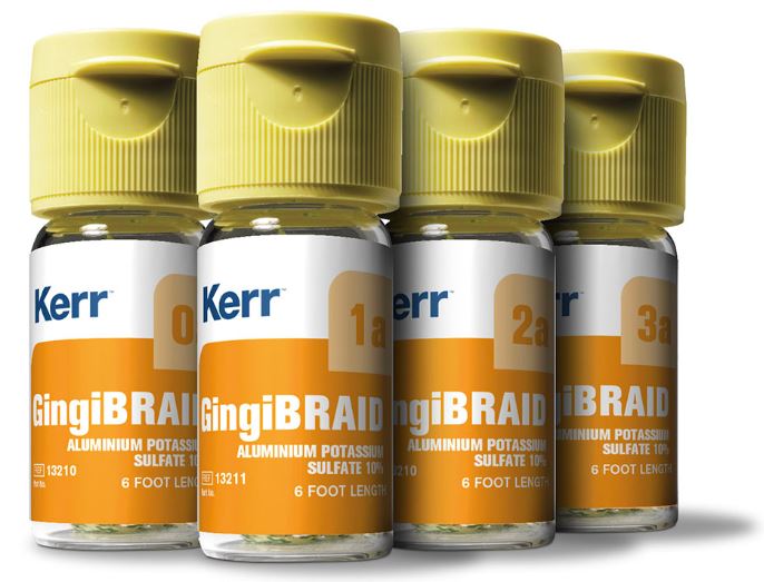 GINGIBRAID CORD ALUM POT SULPH YELLOW 1A