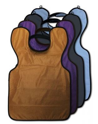 LEAD-FREE APRON CHARCOAL W/COLLAR