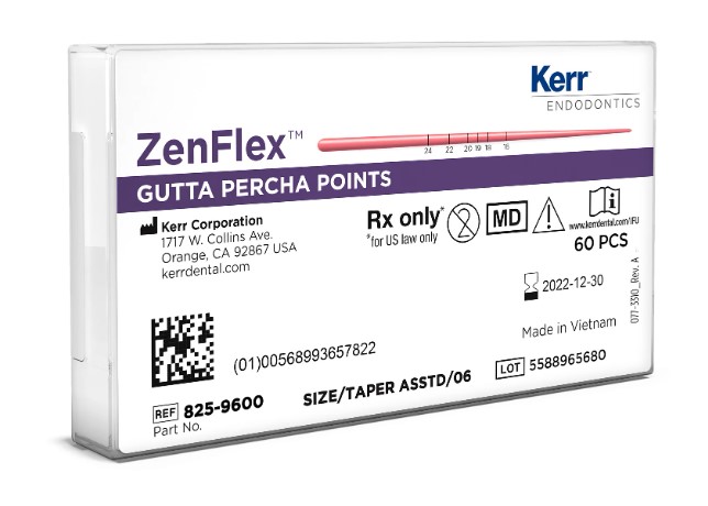 ZENFLEX PRE‐TIP GP ASS .06 TAPER – 60PK
