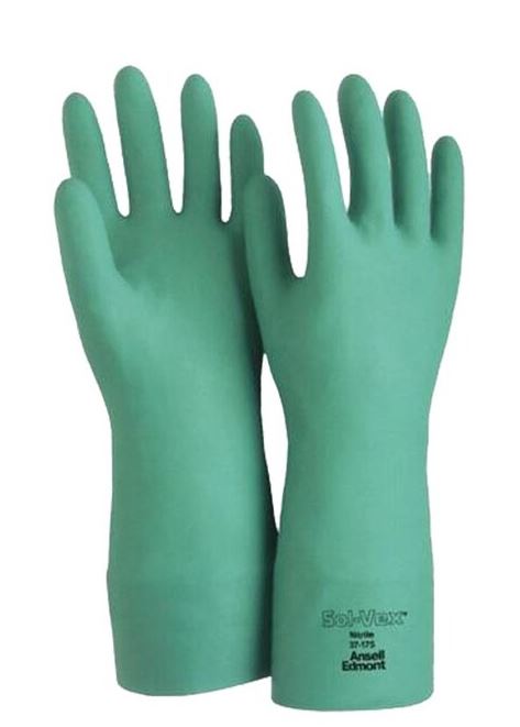 GLOVES REPROCESS GREEN SIZE 9 LARGE PAIR