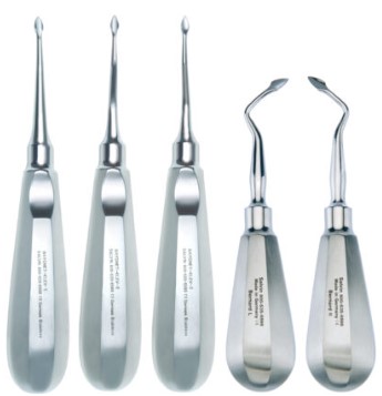 COMPLETE SET OF 5 BAYONET ELEVATORS