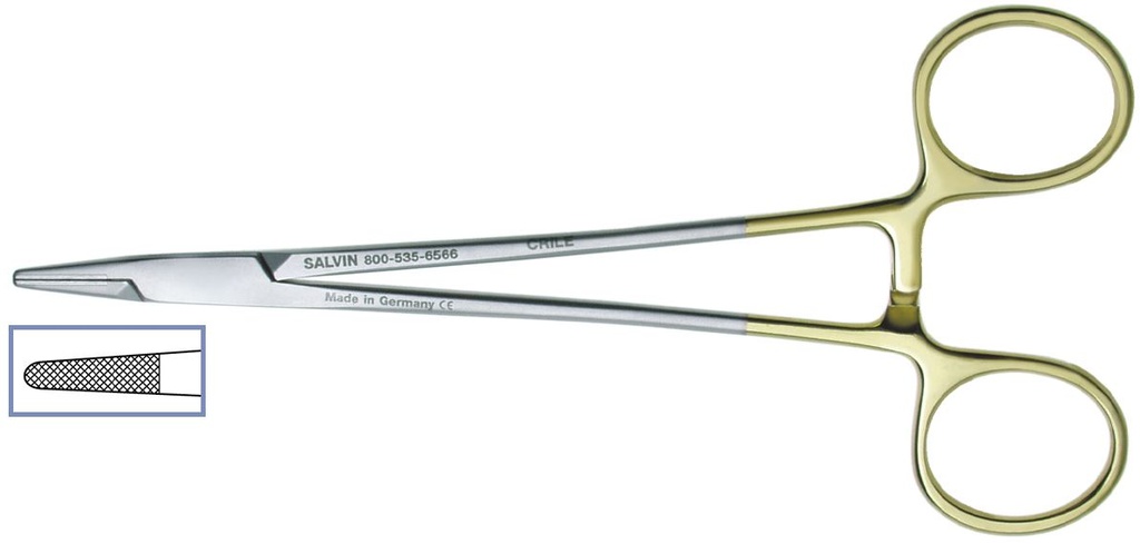 CRILE WOOD NEEDLE HOLDER 153MM