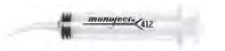 CURVED PLASTIC IRRIGATING SYRINGE 12CC/50