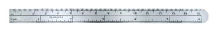 FLEXI STAINLESS STEEL RULER (15.25CM)
