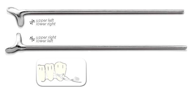 J CLASP OBLIQUE 0.8MM PKT 100