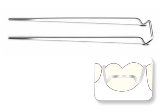 ADAMS CLASPS 8MM PKT 10