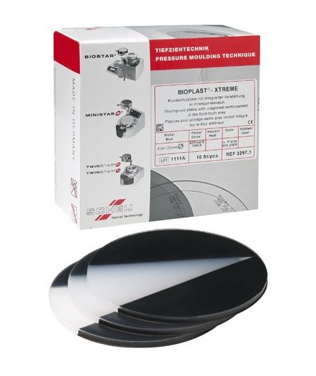 BIOPLAST XTREME BLACK 125MM ROUND 4MM/10