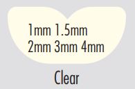 M/GUARD SQ 5MM CLEAR 127MM