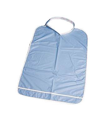 BIB PLASTIC PATIENTS BLUE