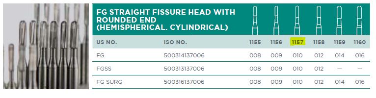 CARBIDE BUR H21R 010 FG/5