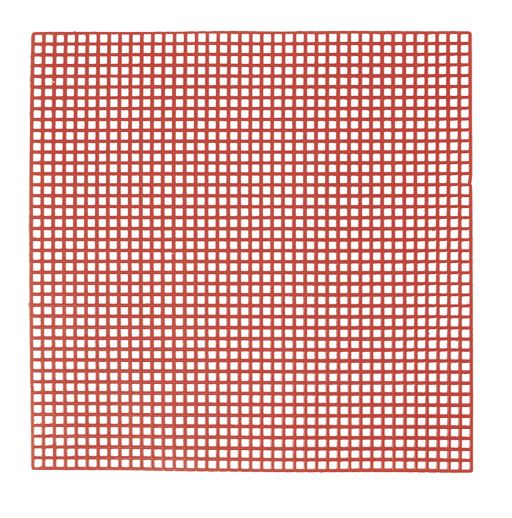 WAX MESH RED 10CM X 10CM SHEETS/10