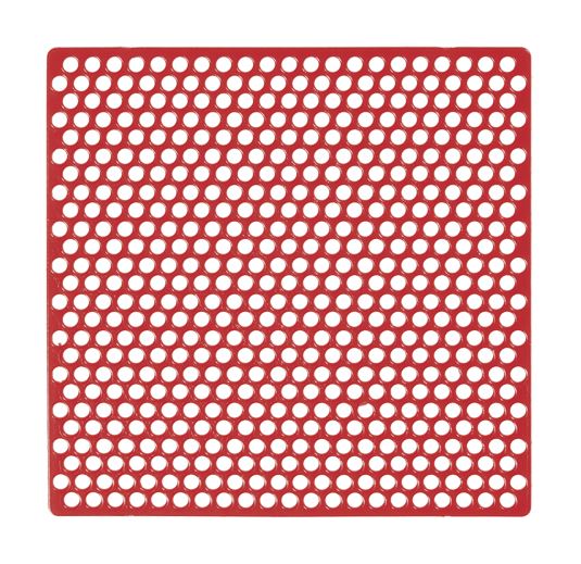 GRID MESH RED 7.1CM X 7CM SHEETS /20