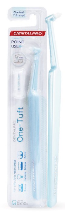 Toothbrush One-Tuft DentalPro Pkt 12