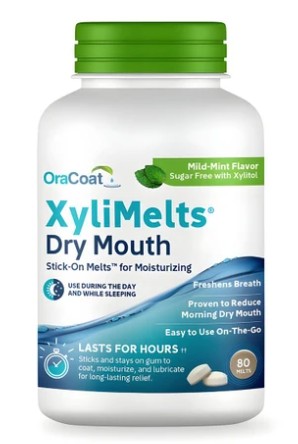 XyliMelts Dry Mouth Mild-Mint Bottles (80)