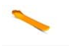 myWedge - orange, Small (S), 50pcs.
