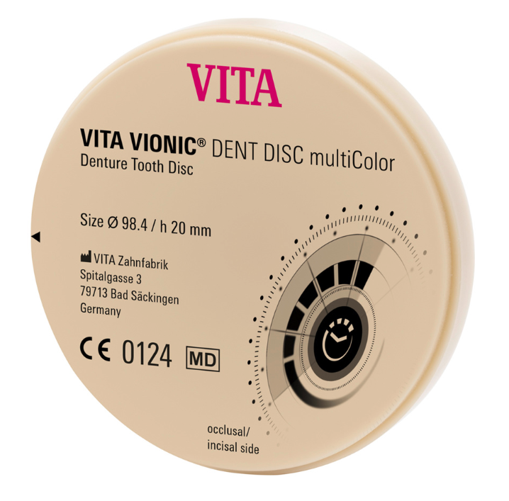 VITA VIONIC DENT DISC multiColor, D2, Ø 98.4 x h 20 mm