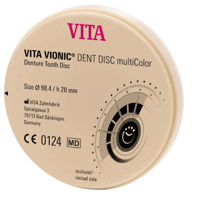 VITA VIONIC DENT DISC multiColor, 0M1, Ø 98.4 x h 20 mm