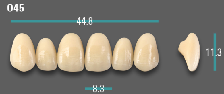 VITA VIONIC VIGO Anterior, A3.5, O45