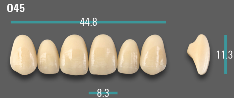 VITA VIONIC VIGO Anterior, D3, O45