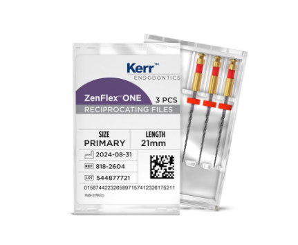 ZenFlexOne NS Reciprocating NiTi .25/.06/21mm/3