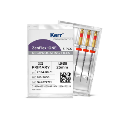 ZenFlexOne NS Reciprocating NiTi  .25/.06/25mm/3