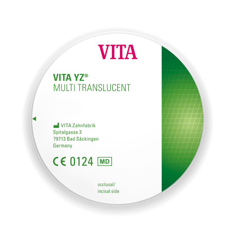 VITA YZ MULTI TRANSLUCENT, 0M2, Ø 98.4 x h 14 mm, 1 pc.