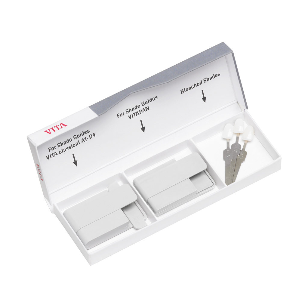 VITA Bleached Shades (extension set) with 1 adapter and 3 shade samples