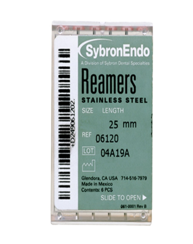 REAMERS 25MM  SZ 40 BLACK  PK6