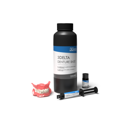 3Delta Denture Base - pink-transparent 1000g