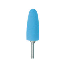 Acrylic Polisher HP - blue Tapered Round Short  100 Pack