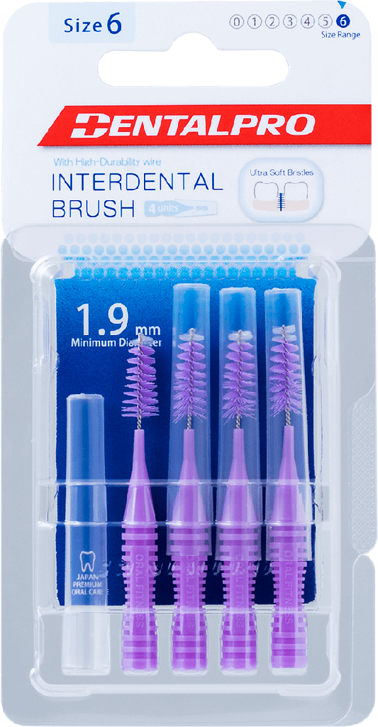 ID Brush 6 XL 1.9mm Purple DentalPro 5X50
