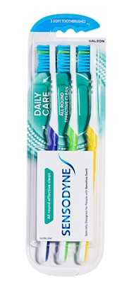 Sensodyne Daily Care Toothbrush 3pk/12
