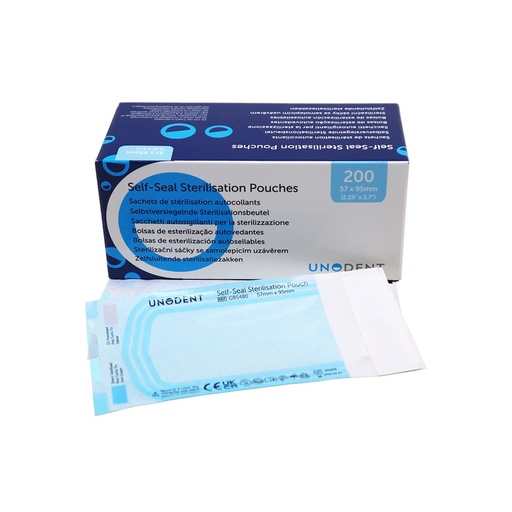[BHMSP57x100] Sterilisation Pouch 2.25x4in H/Smile
