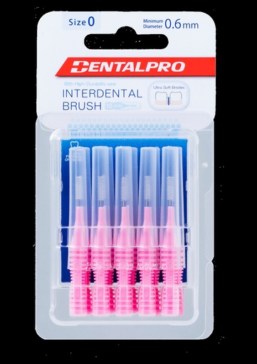 [DEN0SSSS] ID Brush 0 SSSS 0.6mm Pink DentalPro