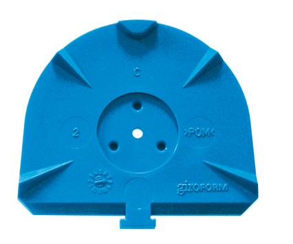 [AM576726] GIROFORM CLASSIC L BLUE BASE PLATES /100