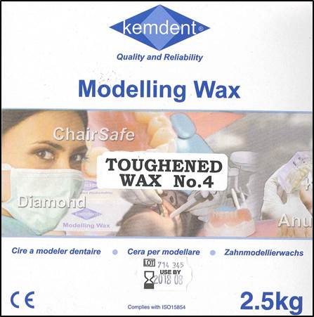 [ASWAX2.5] WAX KEMDENT NO4 / 2.5KG
