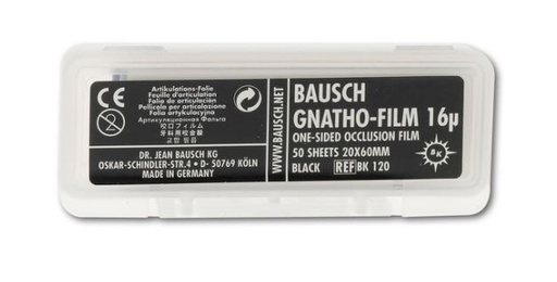 [BABK120]  GNATHO-FILM BLACK SHEETS 16UM /50