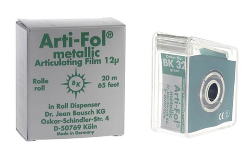 [BABK32] ARTIFOL GREEN SHIMSTOCK 12UM 22MM /20M