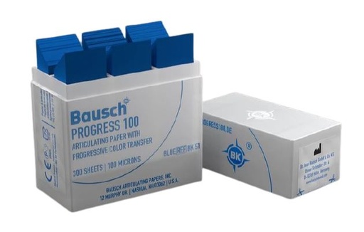 [BABK51]  ARTICULATING PAPER STRIPS BLUE 100UM/300